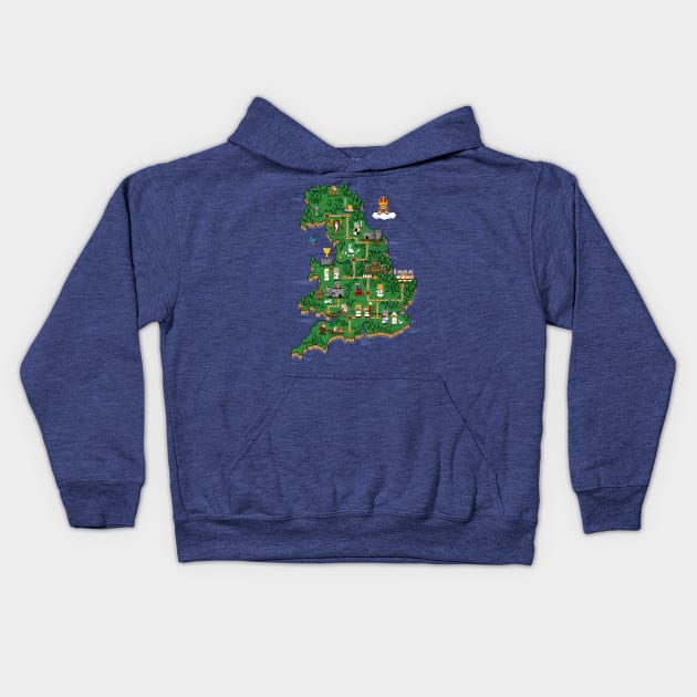 Pixel Art Python Kids Hoodie by kg07_shirts